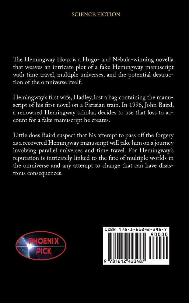 The Hemingway Hoax-Hugo and Nebula Winning Novella