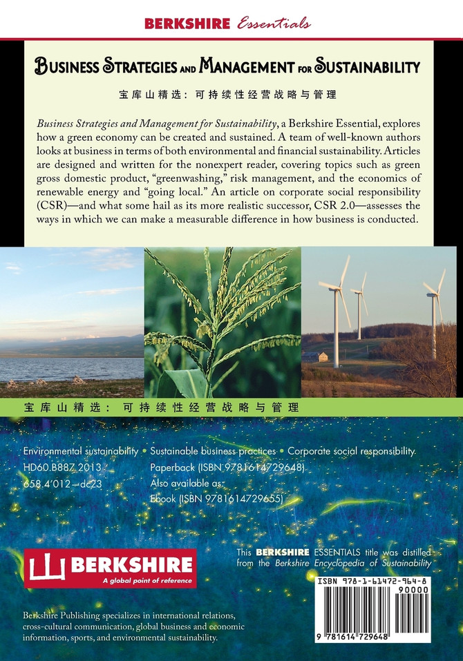Business Strategies and Management for Sustainability