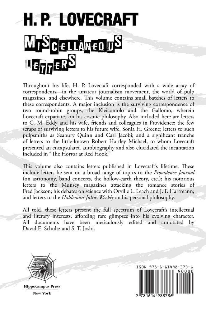 Miscellaneous Letters