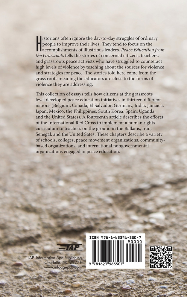 Peace Education from the Grassroots (Hc)