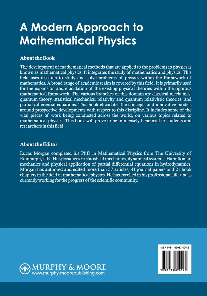 A Modern Approach to Mathematical Physics