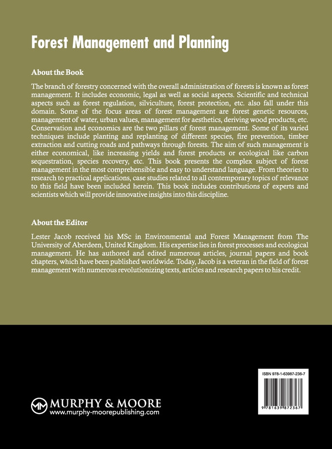 Forest Management and Planning