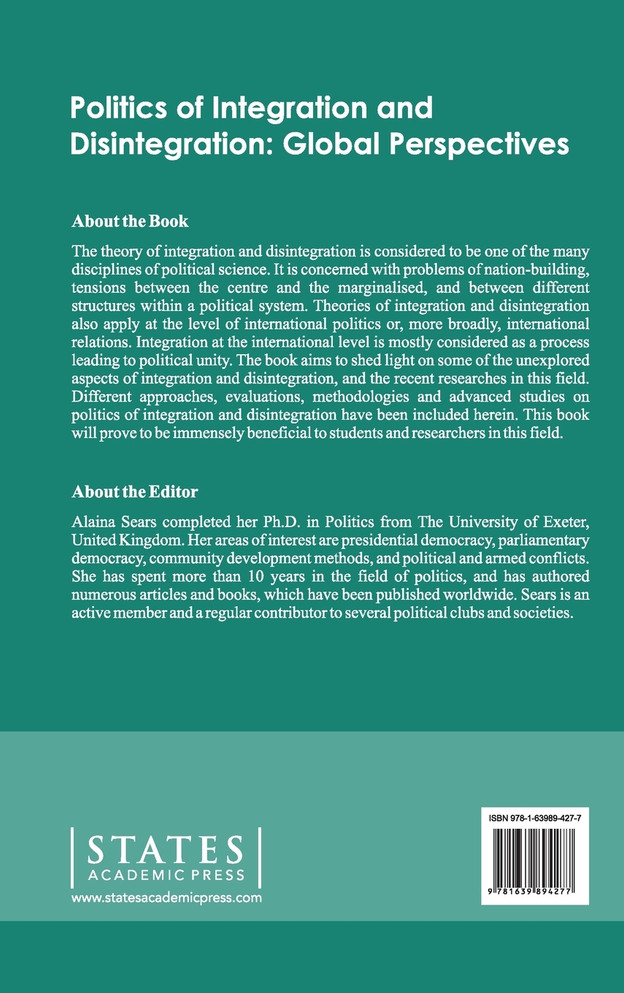 Politics of Integration and Disintegration