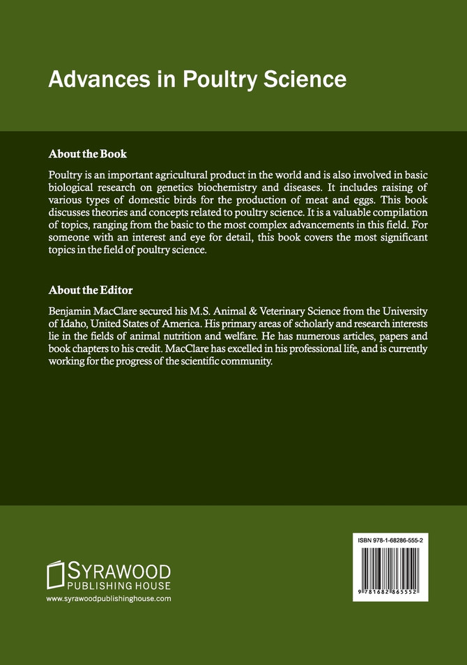 Advances in Poultry Science