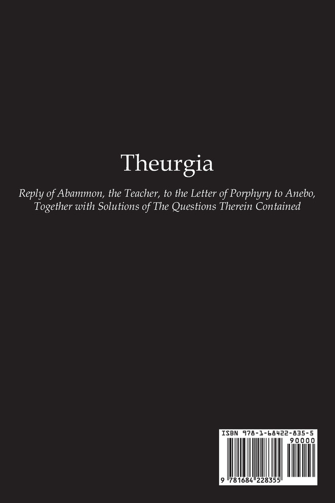 Theurgia, or The Egyptian Mysteries