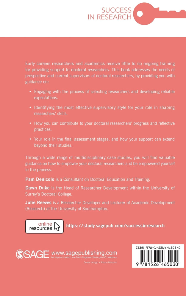 Supervising to Inspire Doctoral Researchers