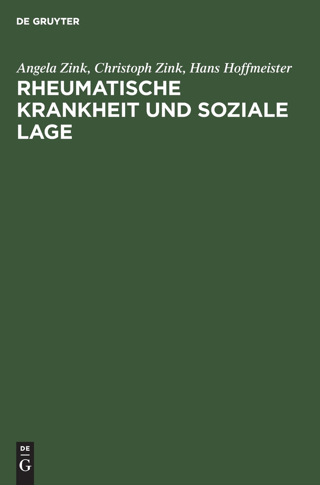 Rheumatische Krankheit und soziale Lage