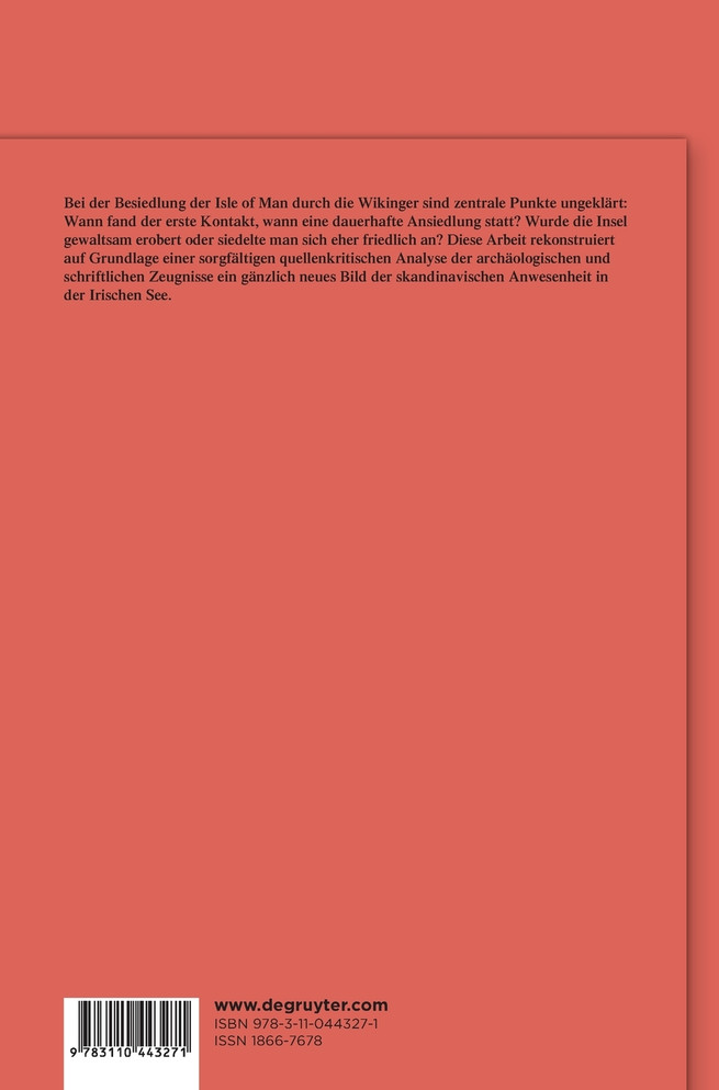 Die skandinavische Besiedlung auf der Isle of Man