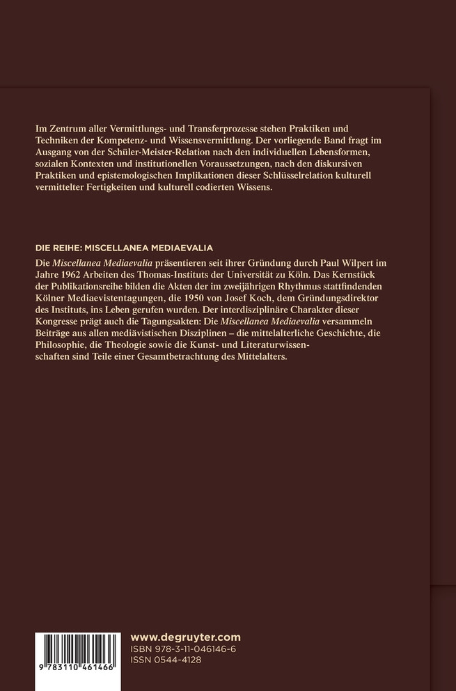 Schüler und Meister