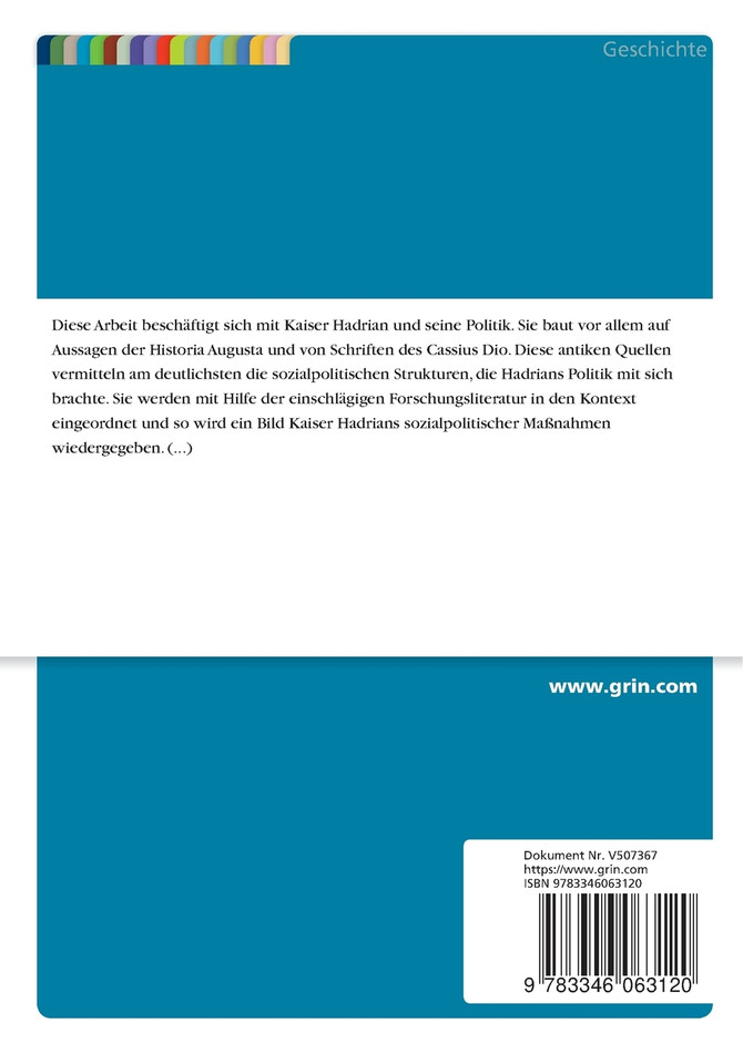 Kaiser Hadrian und die julisch-claudische Dynastie