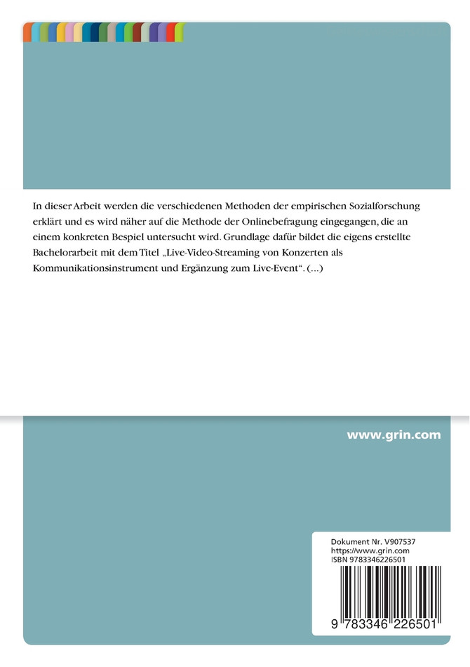 Forschungsmethoden der empirischen Sozialforschung