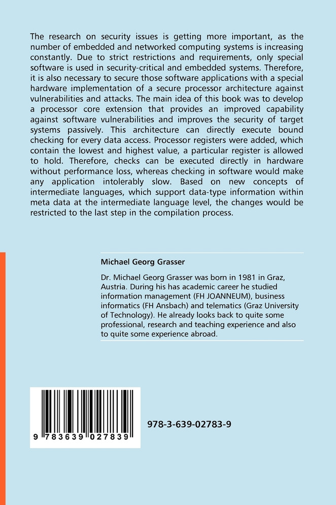 Secure CPU - A Secure Processor Architecture for Embedded Systems