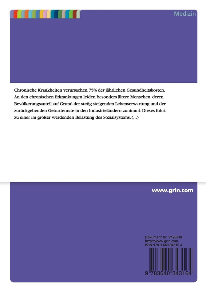 Stellenwert von Bewegung und Sport bei chronischen Krankheiten älterer Menschen
