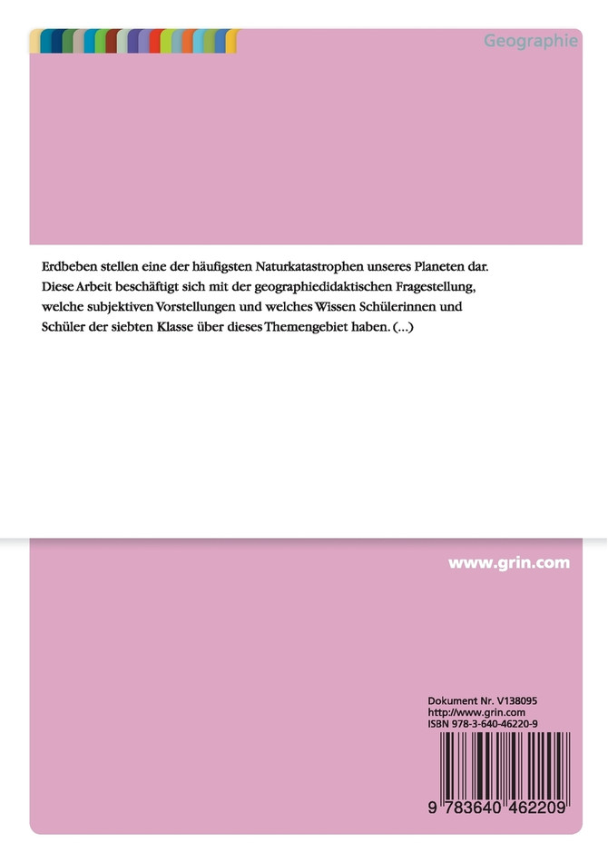 Erdbeben als Zeugen endogener Kräfte