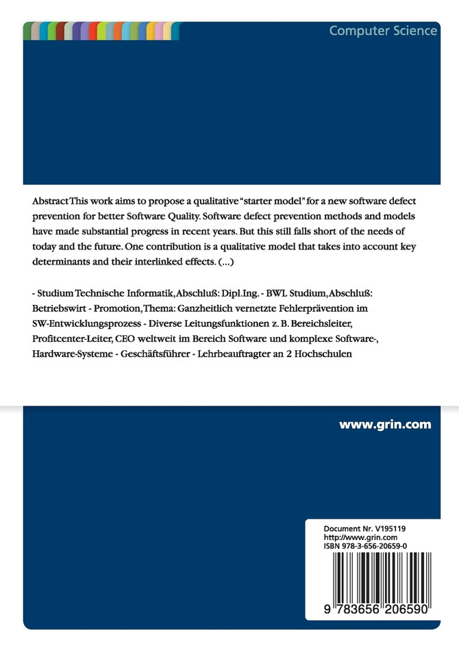 Software Defect Prevention for better Software Quality