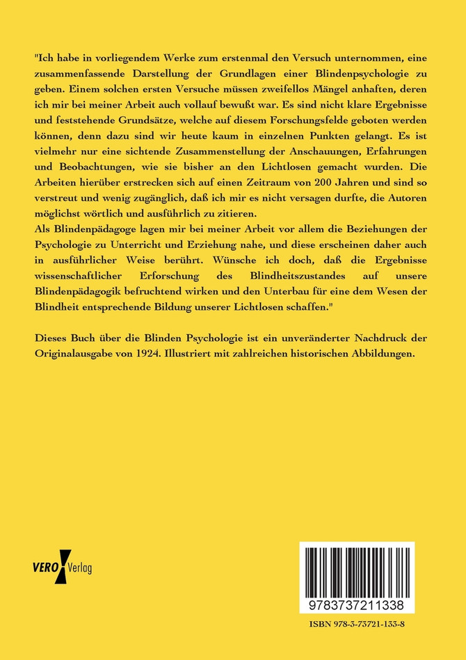 Blinden Psychologie