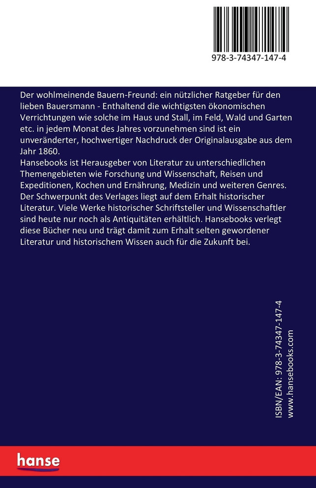 Der wohlmeinende Bauern-Freund