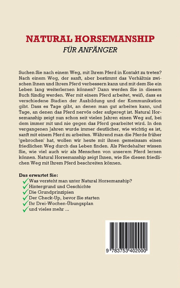 Natural Horsemanship für Anfänger