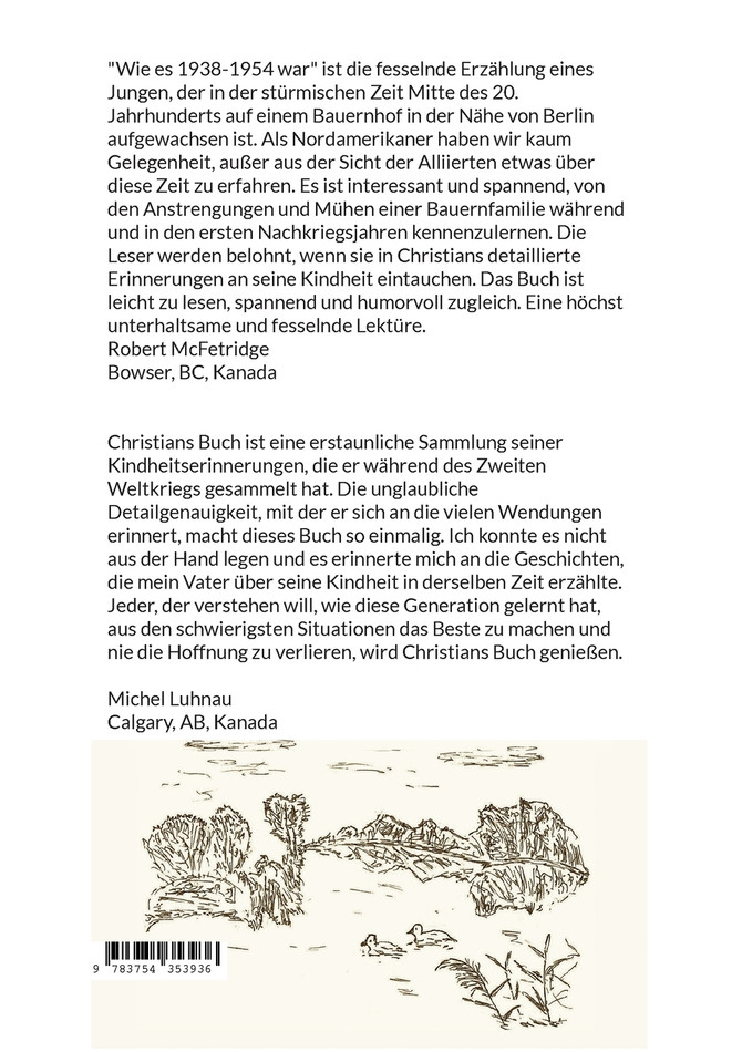 Wie es war 1938 - 1954