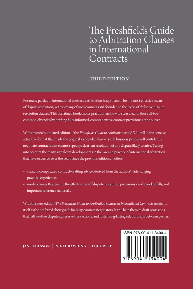 The Freshfields Guide to Arbitration Clauses in International Contracts - 3rd Edition