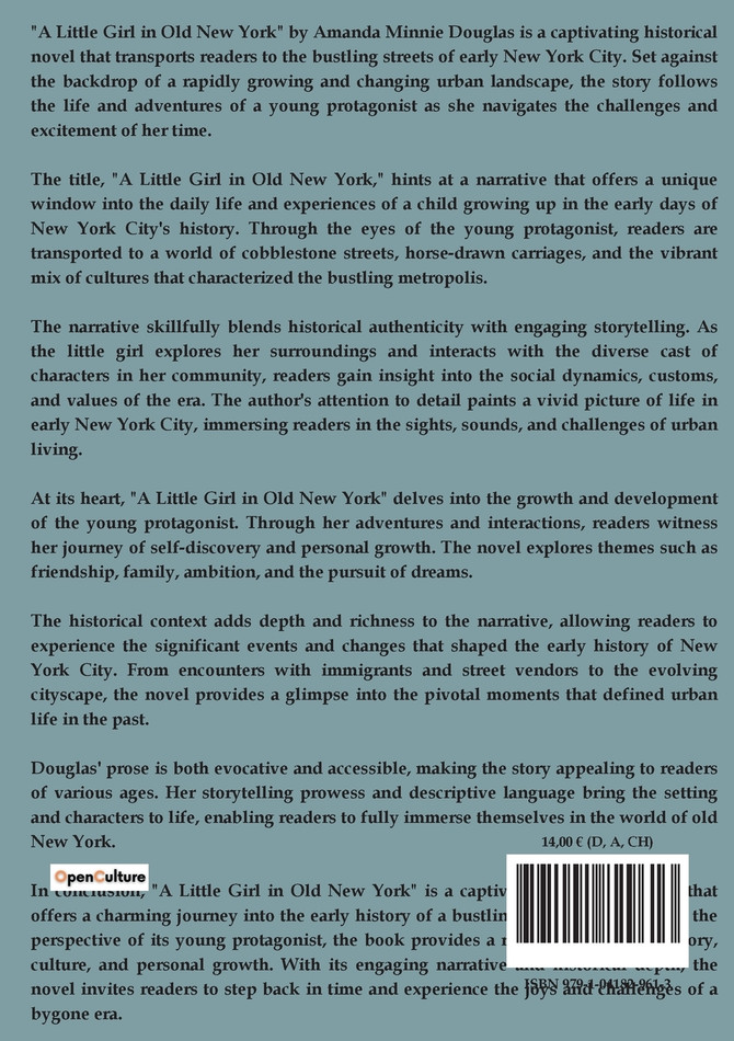 A Little Girl in Old New York