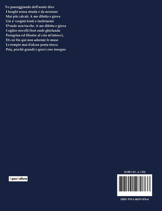 DELLA NATURA DELLE COSE - VOL II