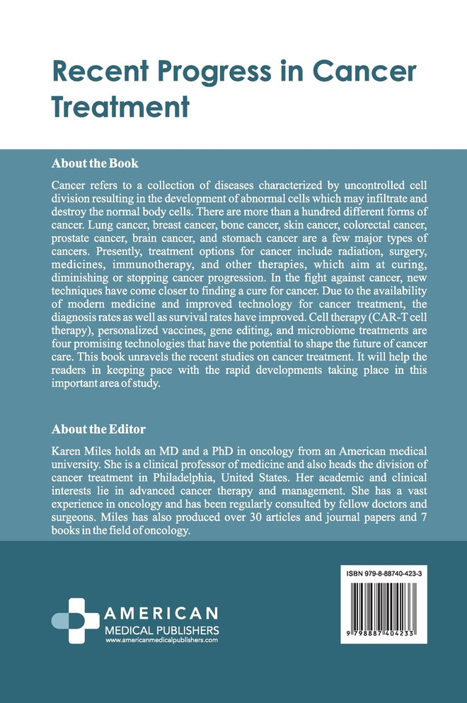 Recent Progress in Cancer Treatment