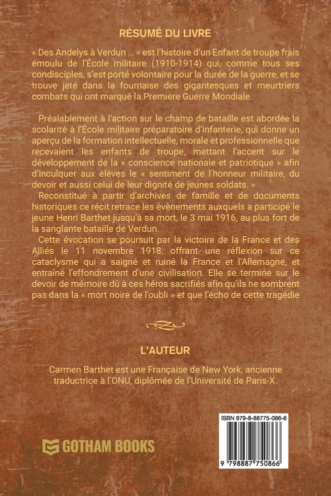 Des ANDELYS à VERDUN