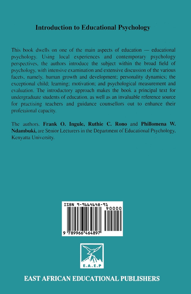 Introduction to Educational Psychology