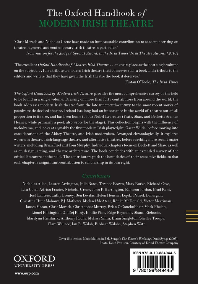 The Oxford Handbook of Modern Irish Theatre