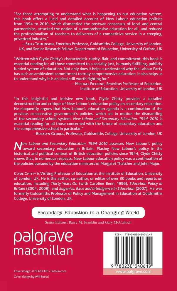 New Labour and Secondary Education, 1994-2010