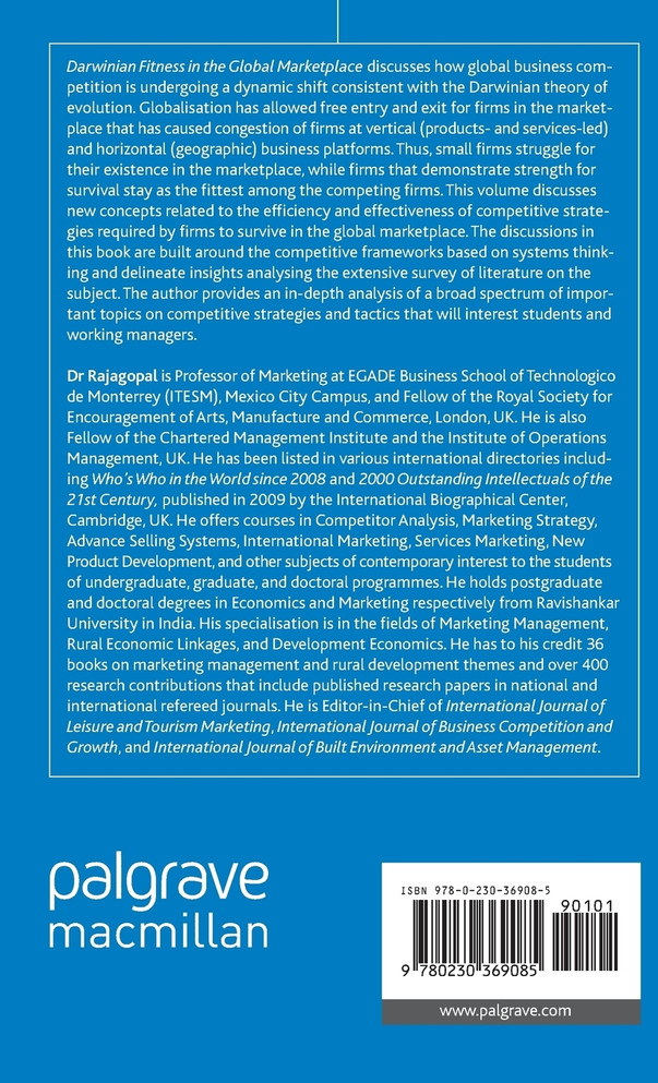 Darwinian Fitness in the Global Marketplace