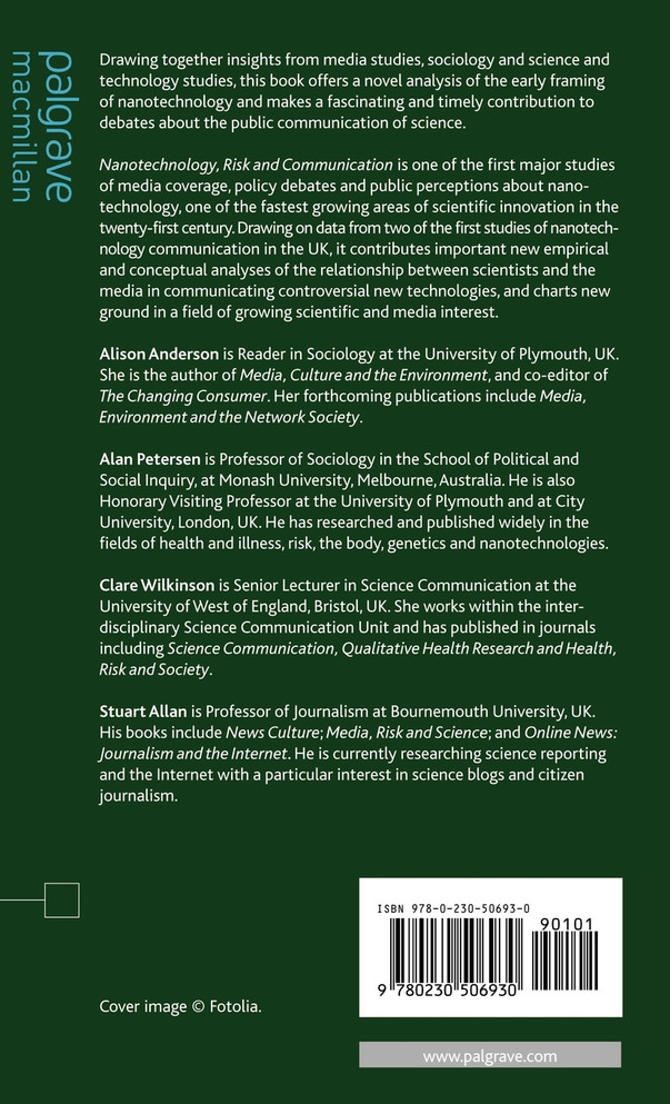 Nanotechnology, Risk and Communication