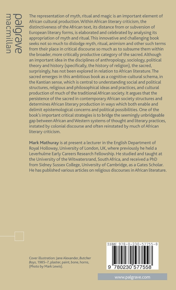 On the Sacred in African Literature