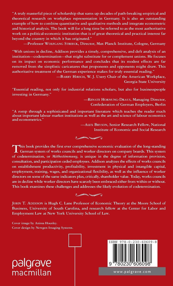 The Economics of Codetermination