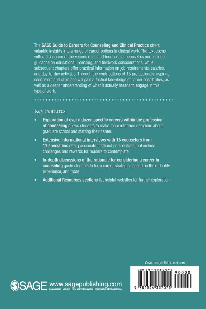 SAGE Guide to Careers for Counseling and Clinical Practice