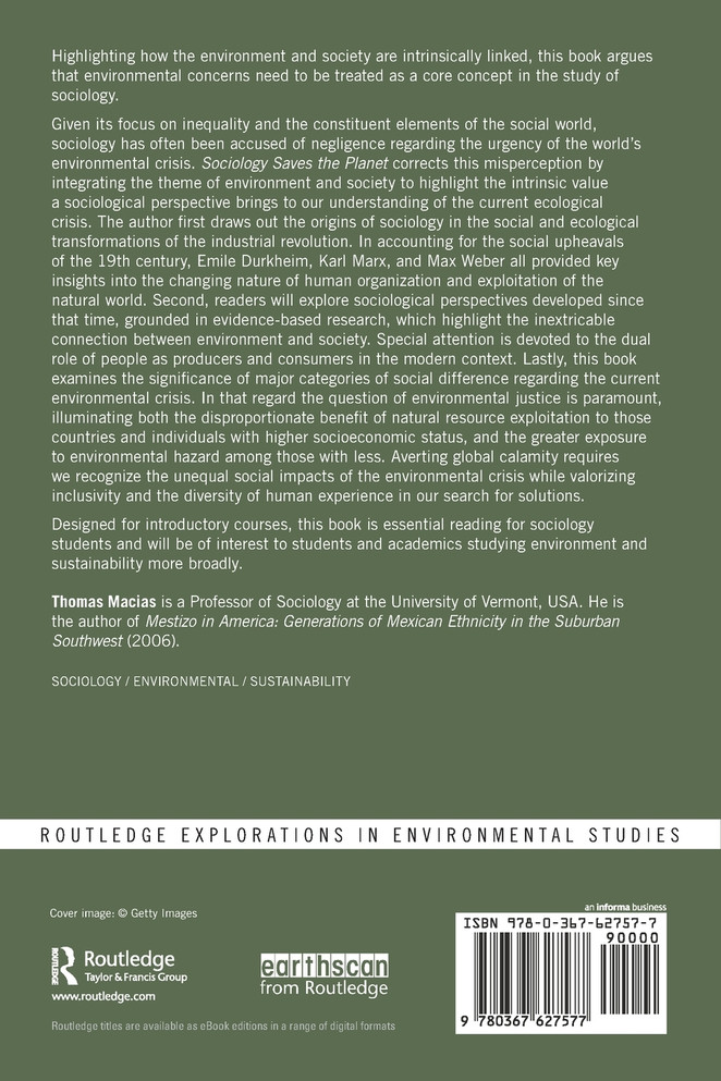 Sociology Saves the Planet