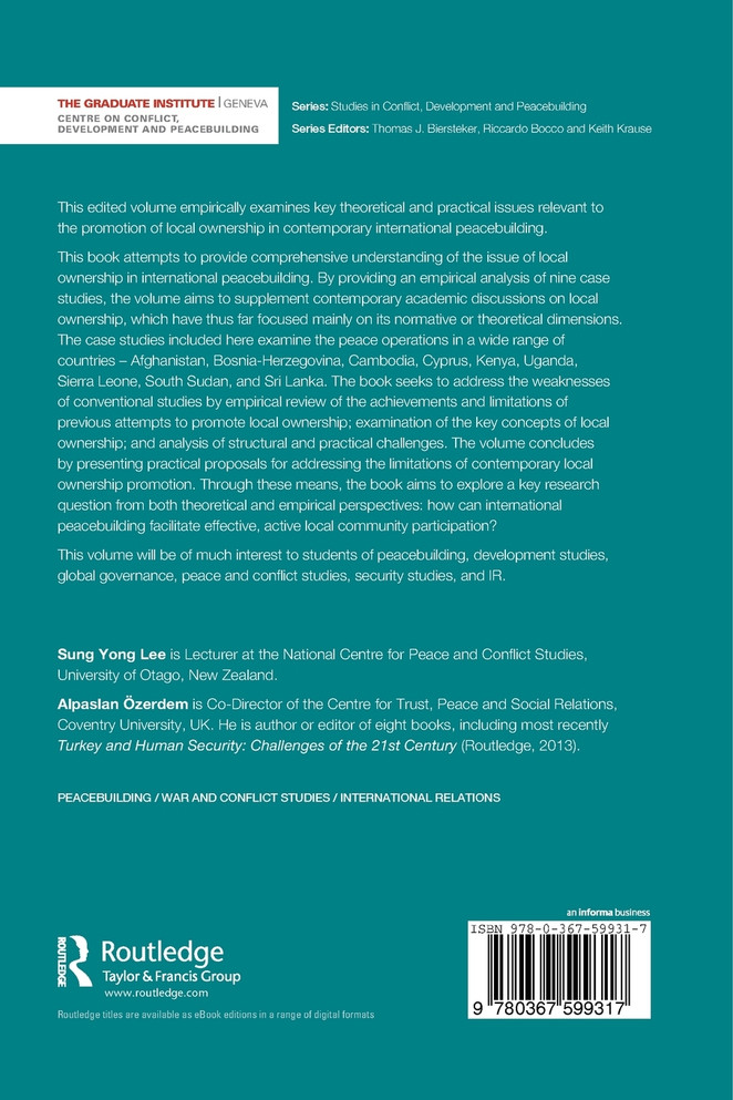 Local Ownership in International Peacebuilding