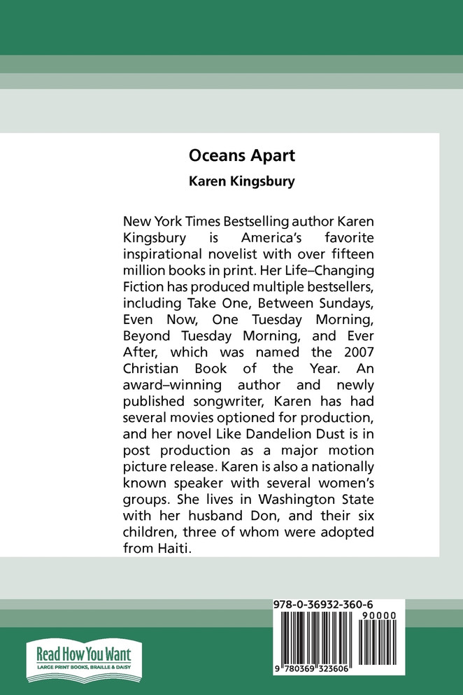 Oceans Apart (16pt Large Print Edition)