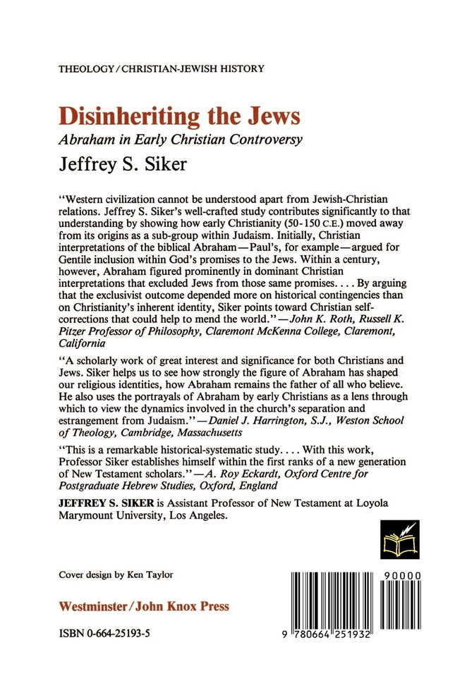 Disinheriting the Jews