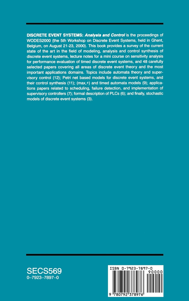 Discrete Event Systems