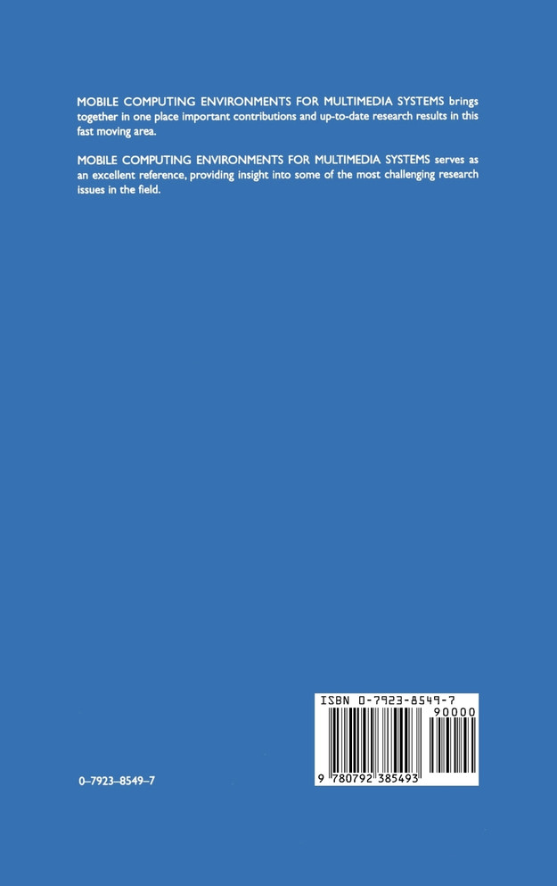 Mobile Computing Environments for Multimedia Systems