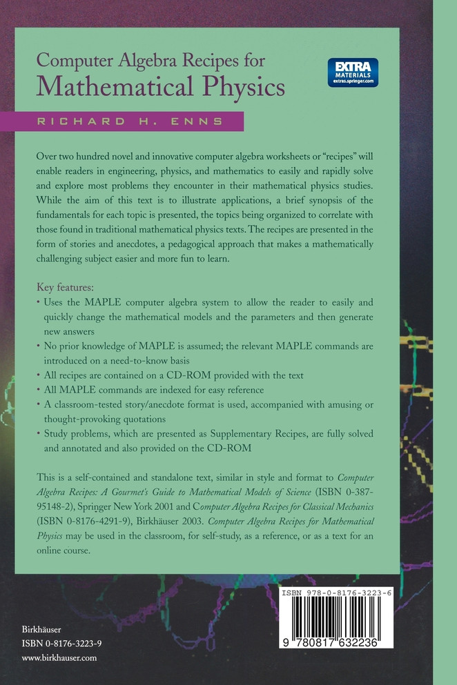 Computer Algebra Recipes for Mathematical Physics