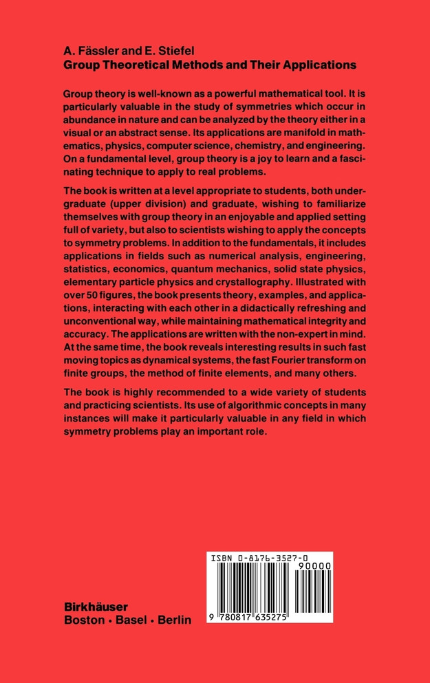 Group Theoretical Methods and Their Applications