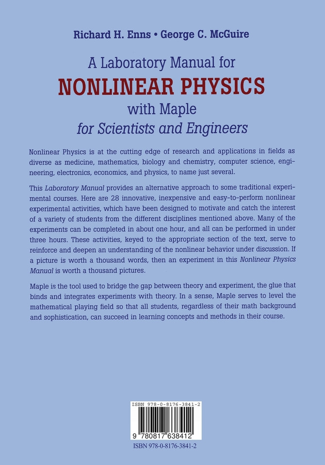 Laboratory Manual for Nonlinear Physics with Maple for Scientists and Engineers