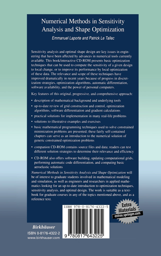 Numerical Methods in Sensitivity Analysis and Shape Optimization