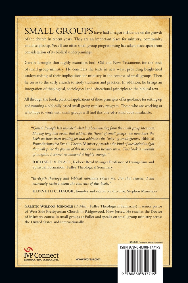 Biblical Foundations for Small Group Ministry