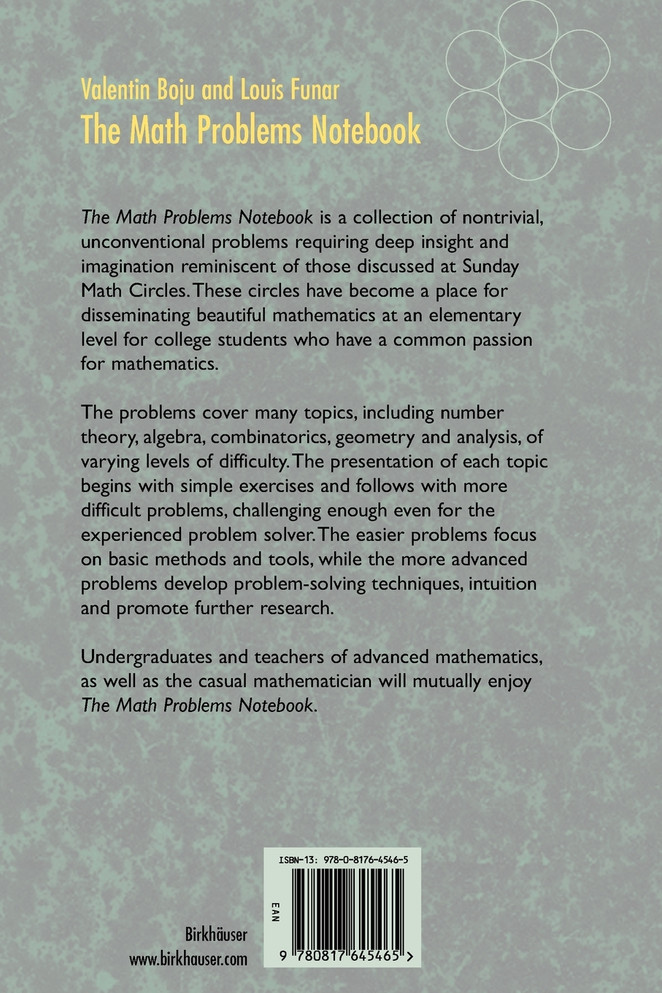 The Math Problems Notebook