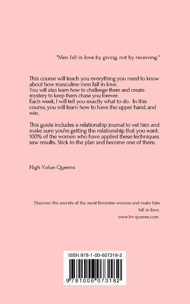 How to bag a high caliber man in 12 weeks