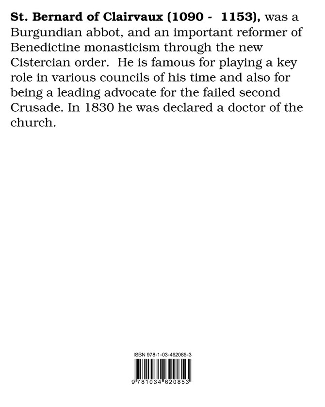 St. Bernard's sermons on the Canticle of Canticles